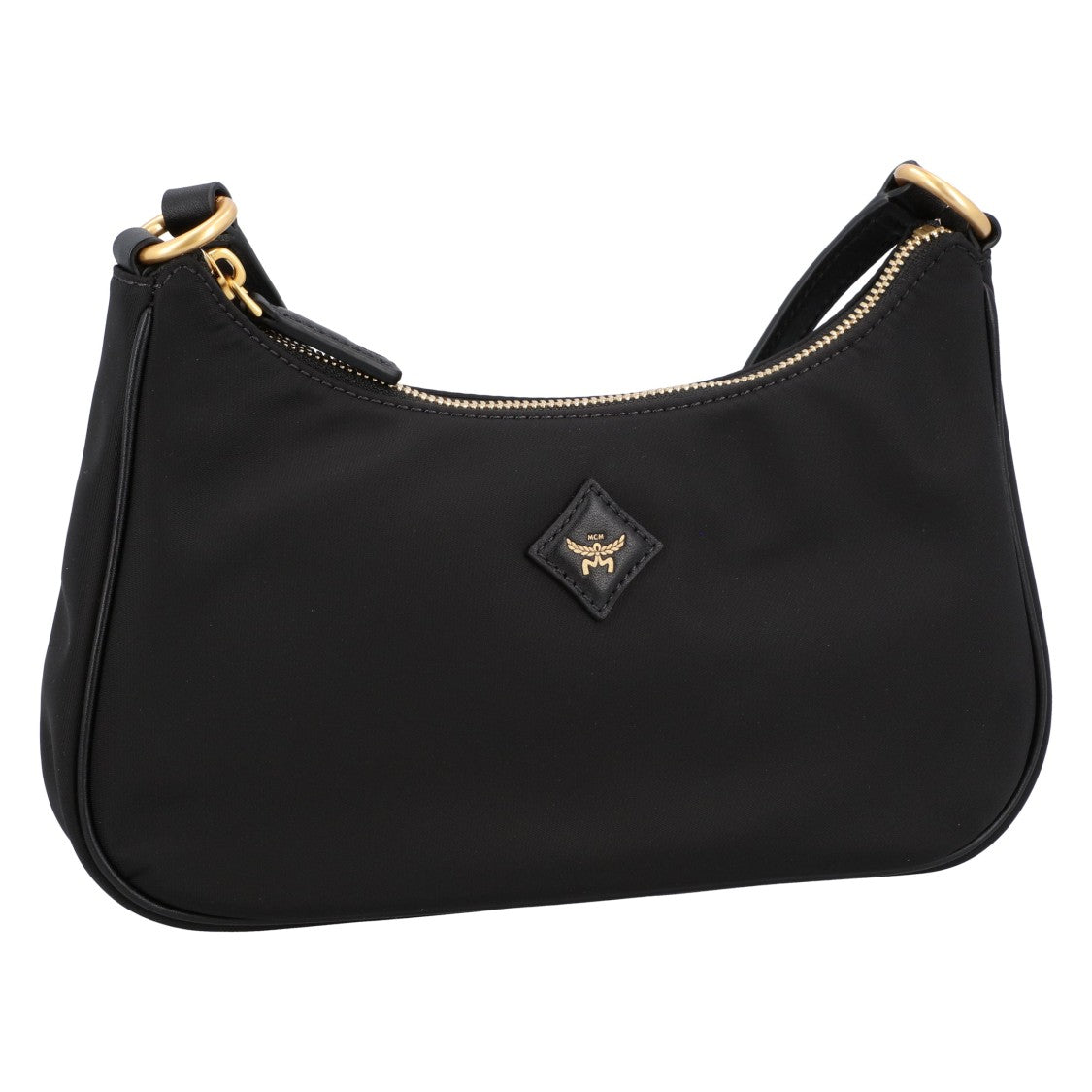 Mcm Aren Duo Hobo In Recycled Nylon And Visetos