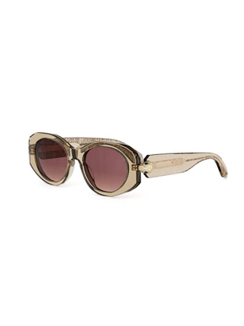 Bulgari Black Bv40007i Elongated Oval Sunglasses