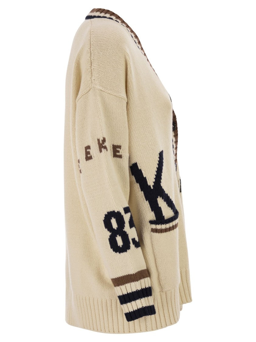 Max Mara Wkdblasone - Oversized Cardigan In Cotton Blend