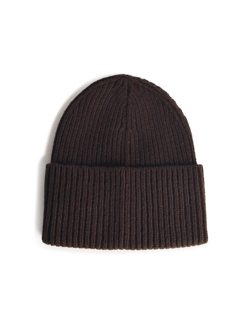 Sacai Brown Wool Blend Beanie