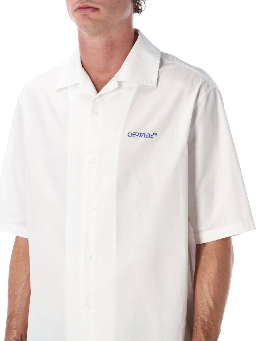 Off-White Brush Arrow Bowling Shirt