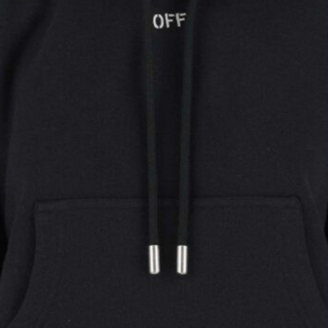 Off-White Black Cotton Sweatshirt