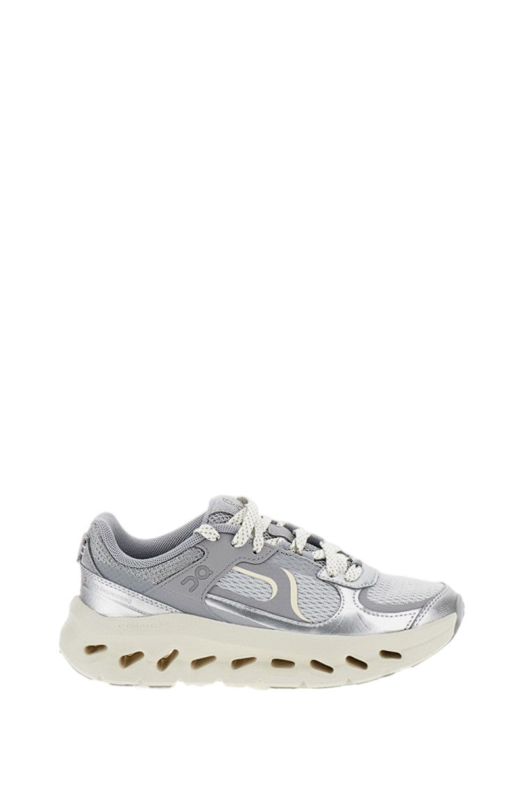 On Running Grey Silver Cloudtilt Arc Mesh Sneakers