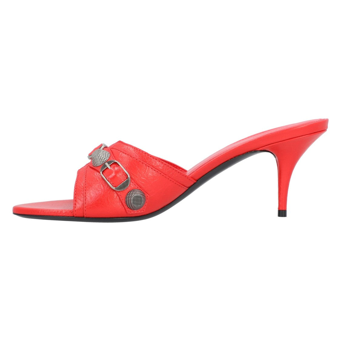 Balenciaga Cagole Mules Red
