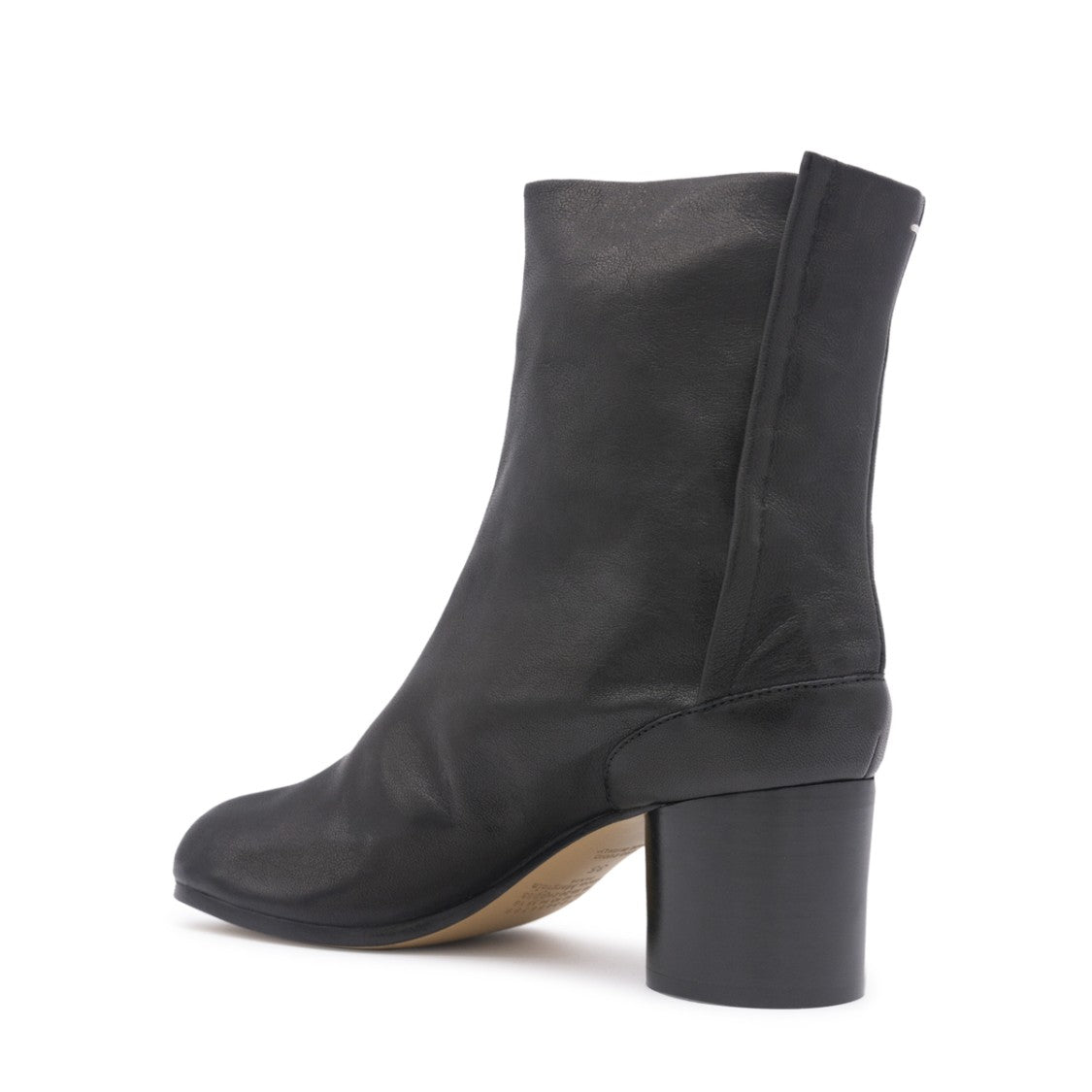 Maison Margiela Mid-Calf Leather Boots With Split-Toe Design