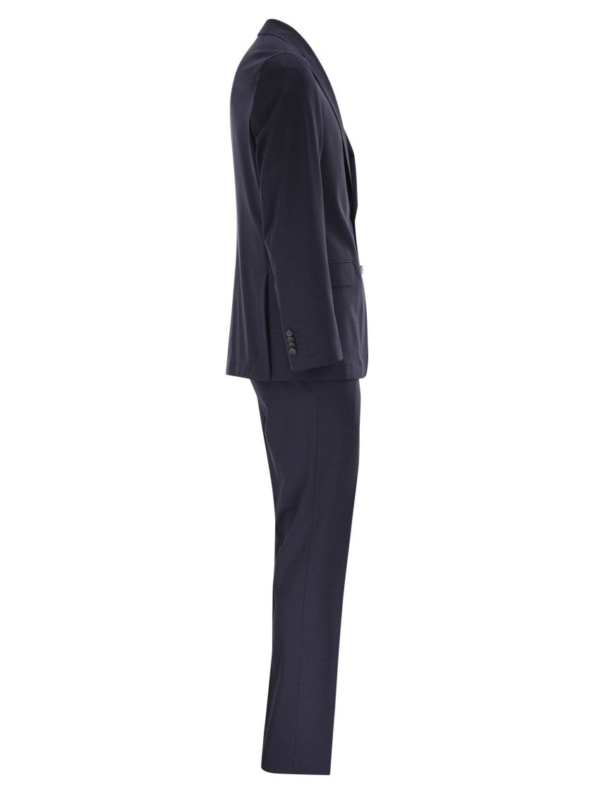 Boss Stretch Virgin Wool Blend Suit