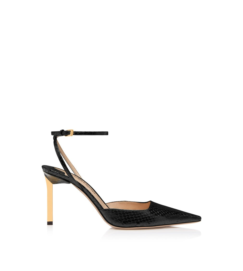 Tom Ford Stamped Python Slingbacks