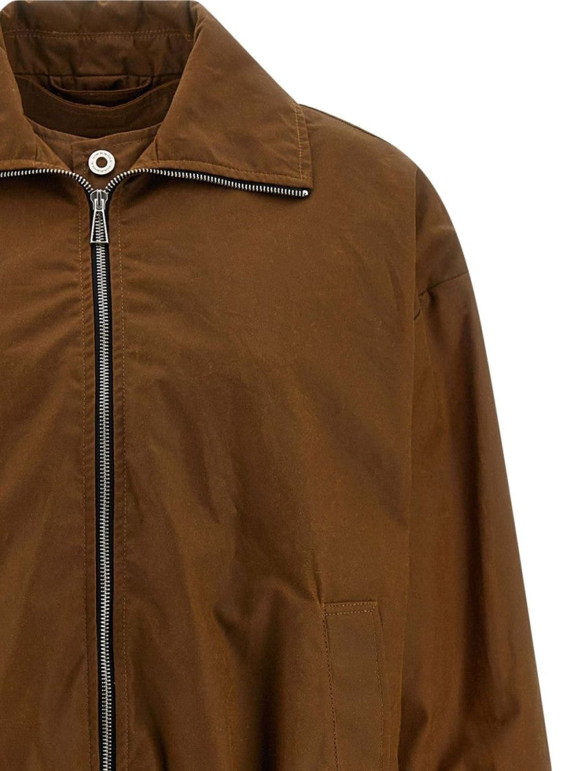 Marbell Single-Breasted Marbell Coat With Zip