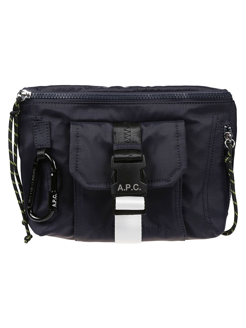 A.P.C. Trek Black Polyamide Belt Bag