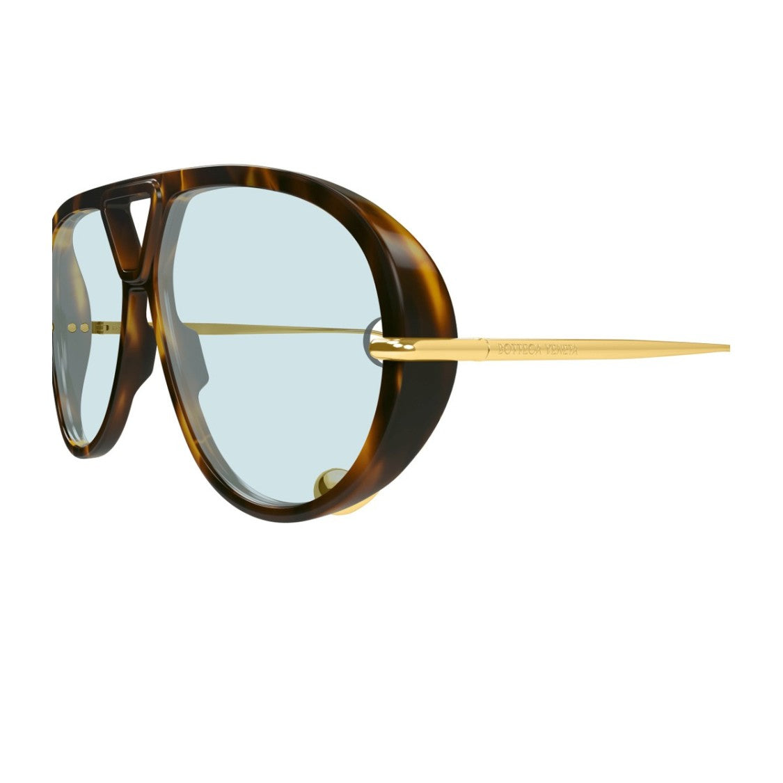 Bottega Veneta Havana Unapologetic Bv1273s Acetate-Blend Pilot Sunglasses