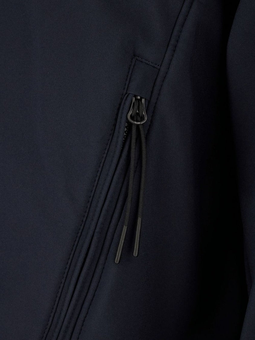 C.P. Company Navy Blue Shell Jacket With Hood