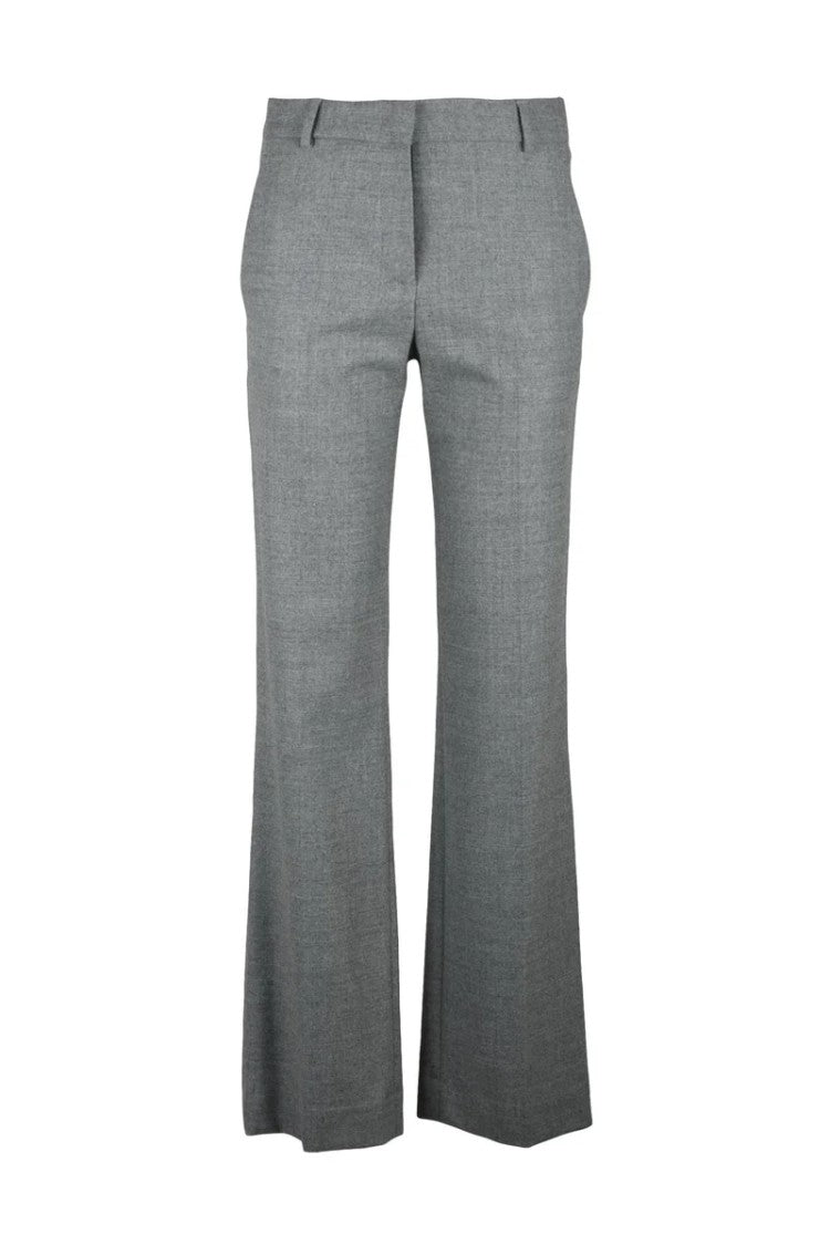 Ql2  Quelledue Straight Leg Pants Virgin Wool - Grey