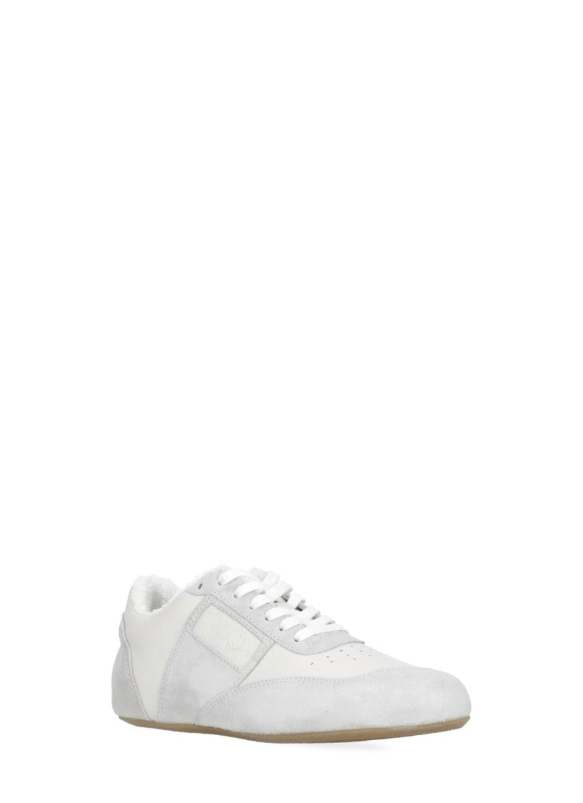 Mm6 By Maison Margiela Anatomic Shearling Leather Sneakers