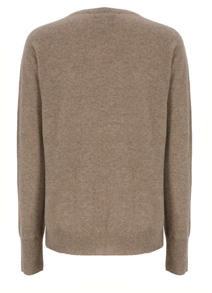 Vanisé Cashmere Sweater With Ribbed Trims