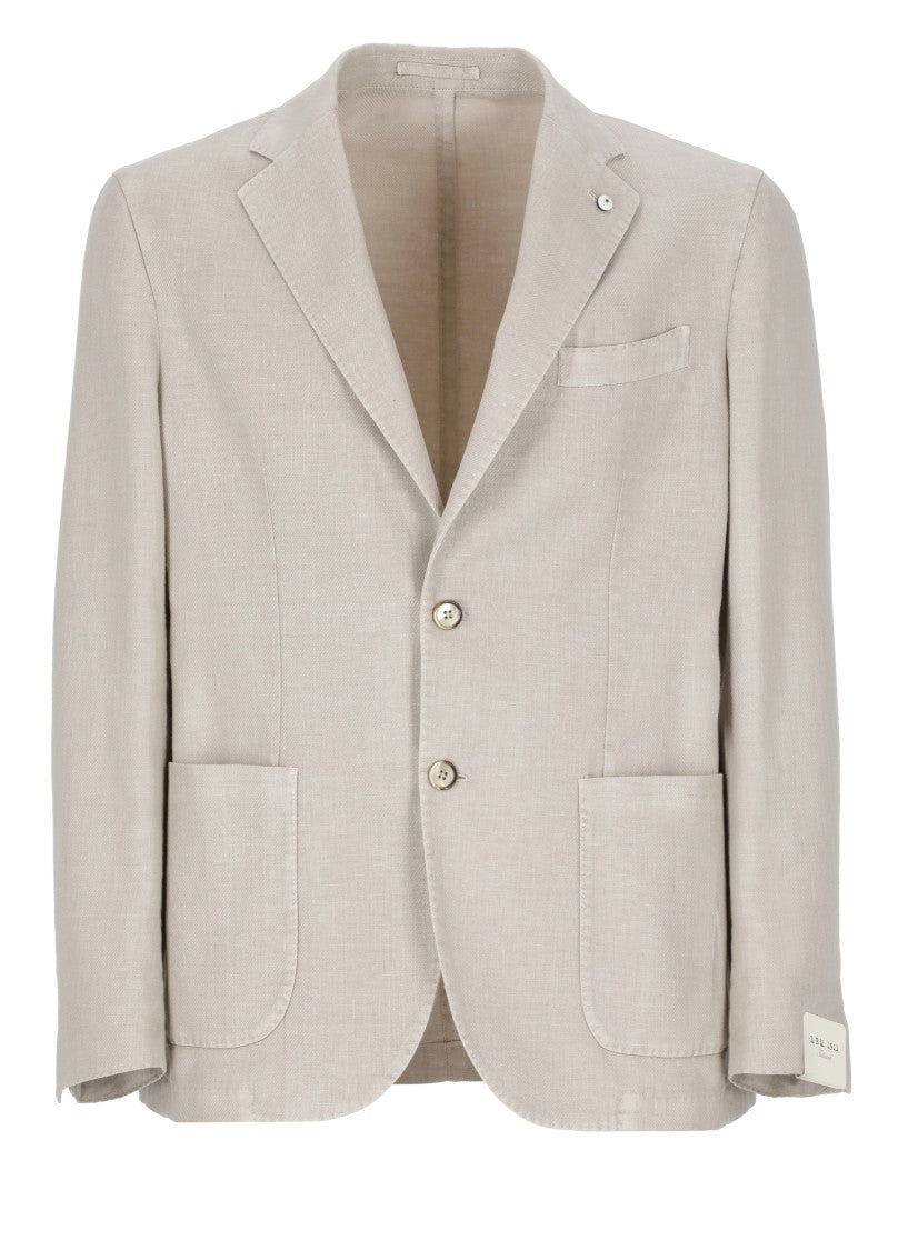 Lubiam Beige Cotton Jacket