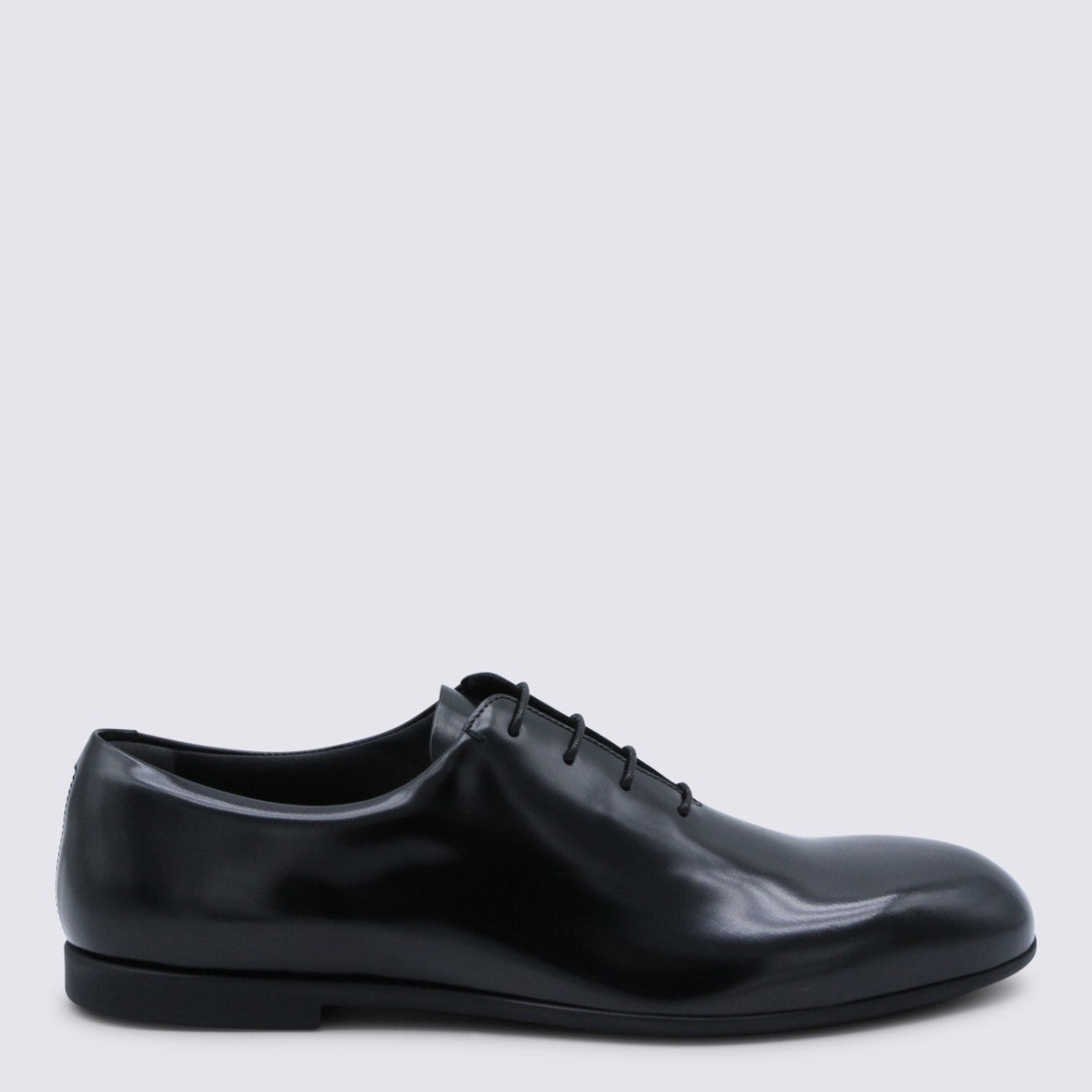 Jil Sander Minimalist Black Flat Shoes With Rounded Toe