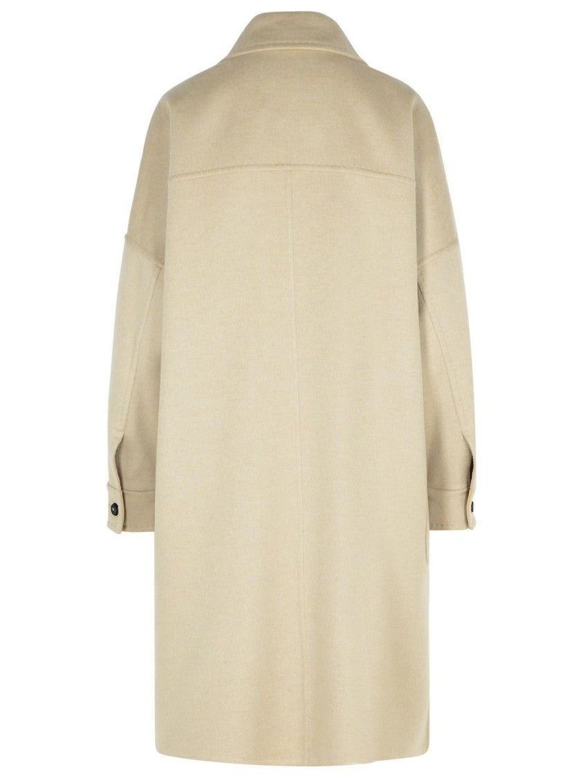 Max Mara Baruffa' Beige Cashmere Coat