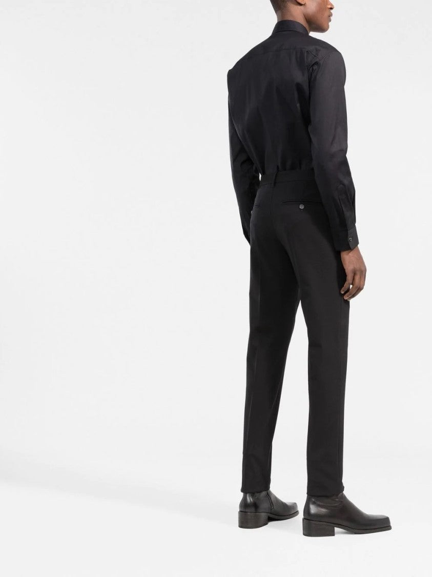 Dsquared2 Tailored Black Button-Down Shirt
