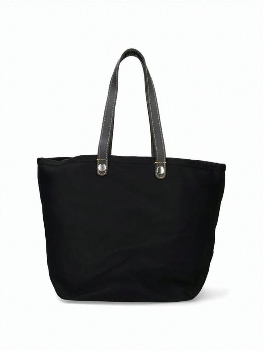 Vivienne Westwood Spacious Canvas Shoulder Bag With Bold City Graphics