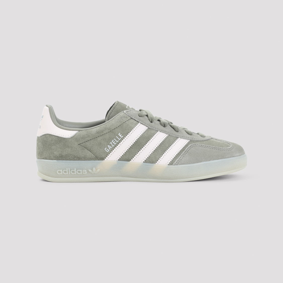 Adidas Low-Top Sneakers In Soft Green Suede