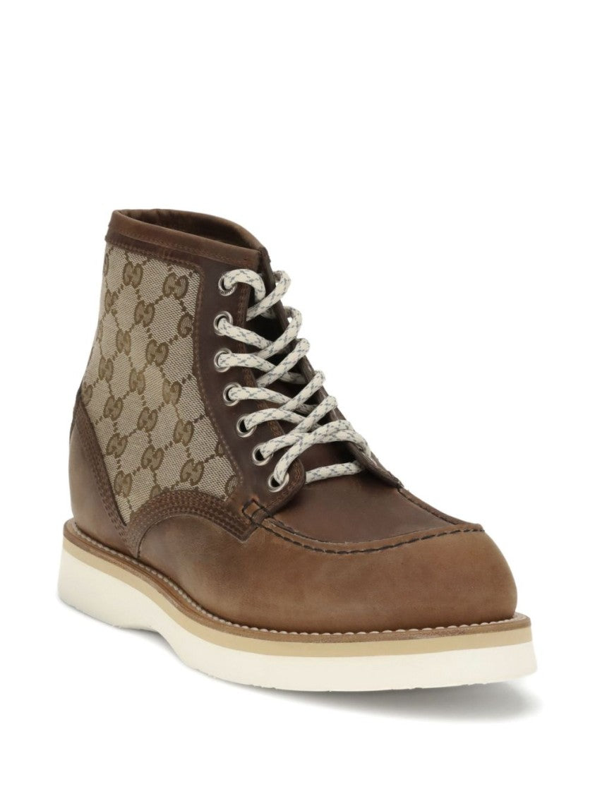 Gucci Lace-Up Ankle Boot