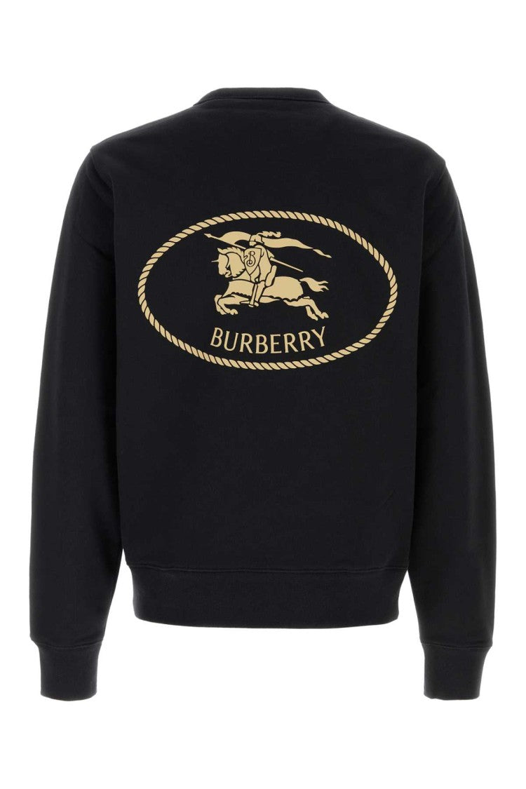 Burberry Black Cotton Sweatshirt