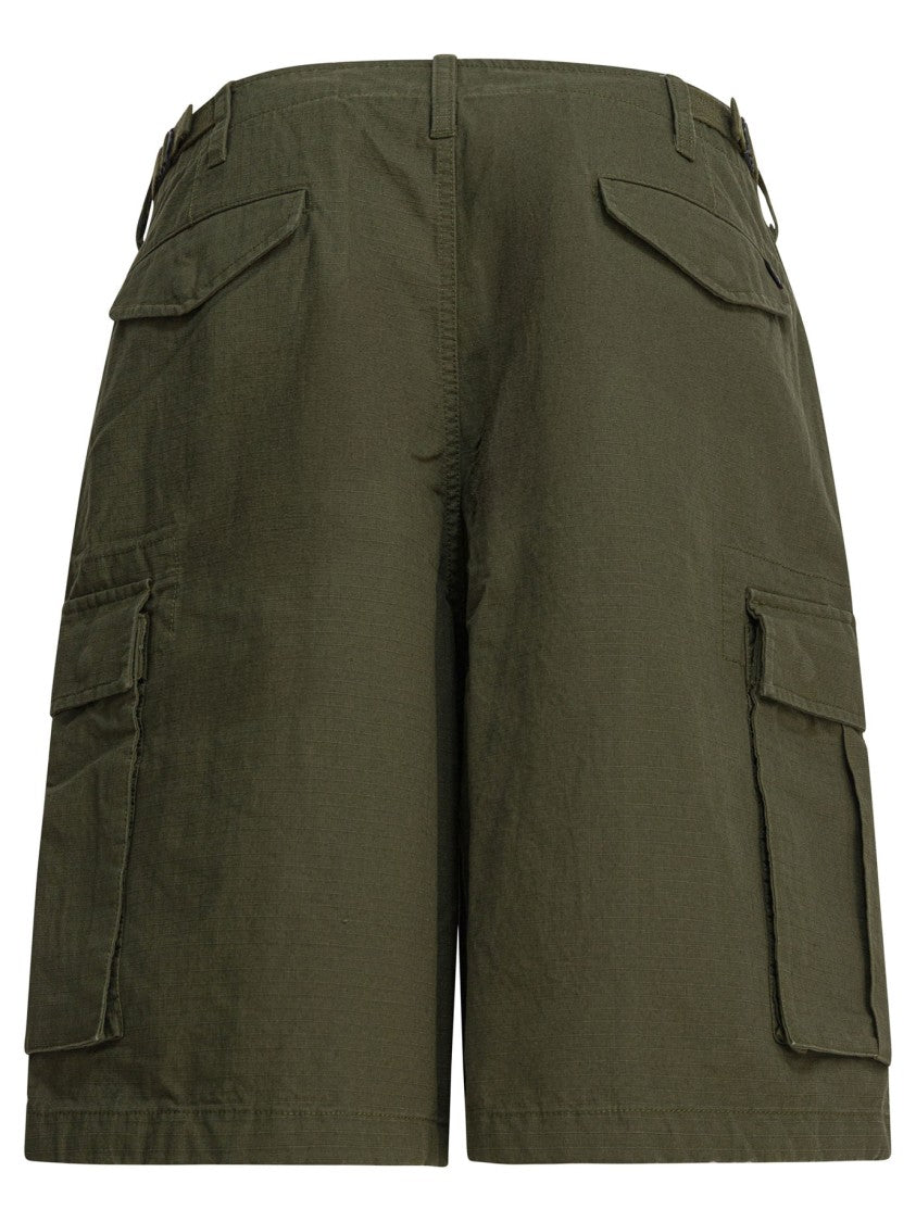 Stussy Relaxed-Fit Stonewashed Cargo Shorts With Practical Pockets