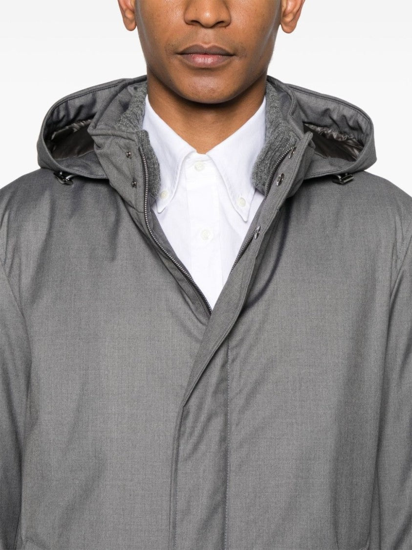 Herno Medium-Length Coat With Hood