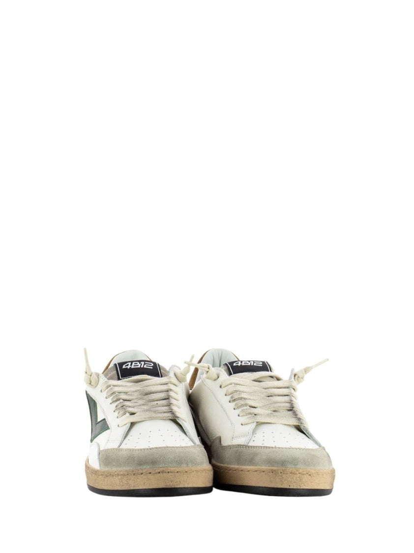 4B12 Low-Top Sneakers With Textured Overlays