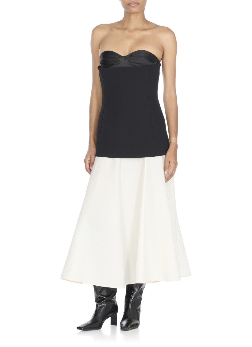 Khaite High-Shaft Leather Boots With Glossy Finish