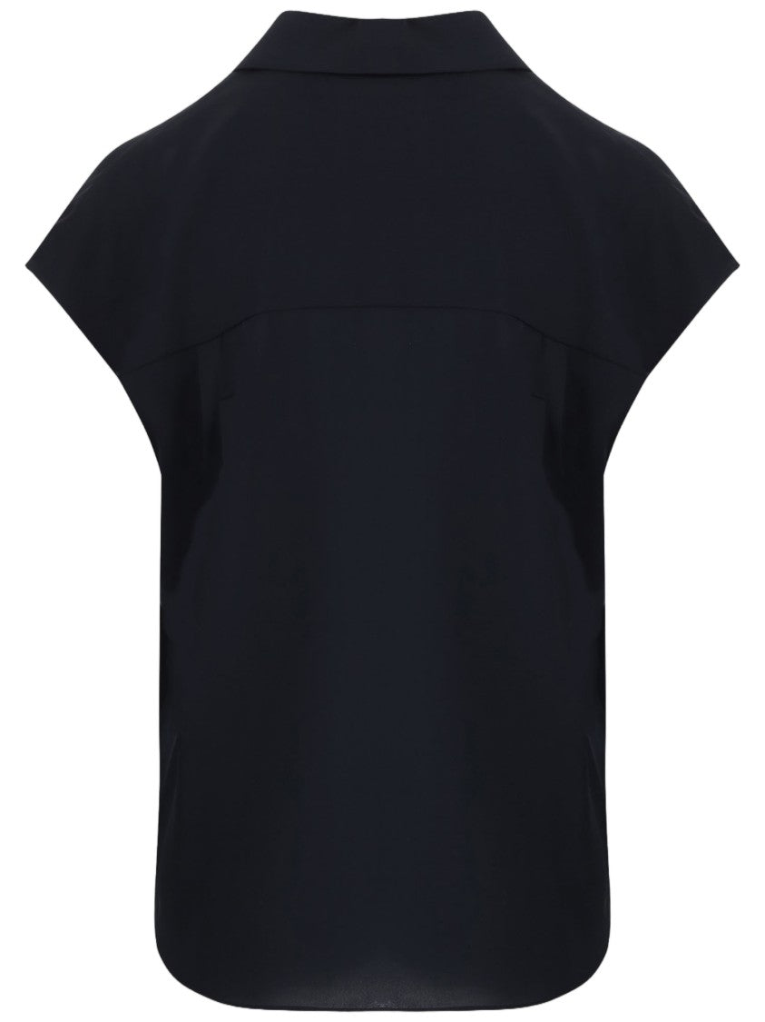 Vince Stretch Silk Blouse