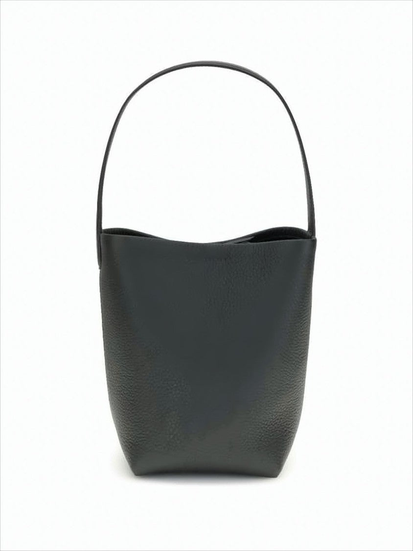 The Row Textured Calf Leather Small Tote Bag