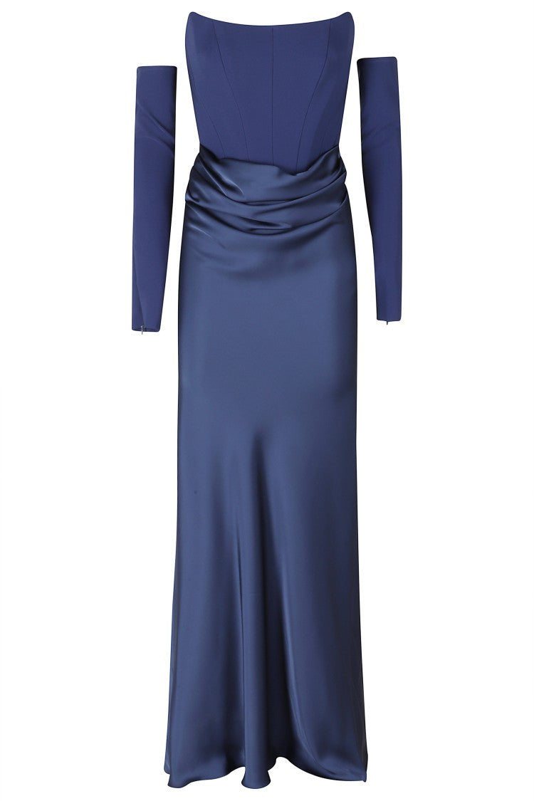 Alessandro Legora Black Tube Maxi Dress