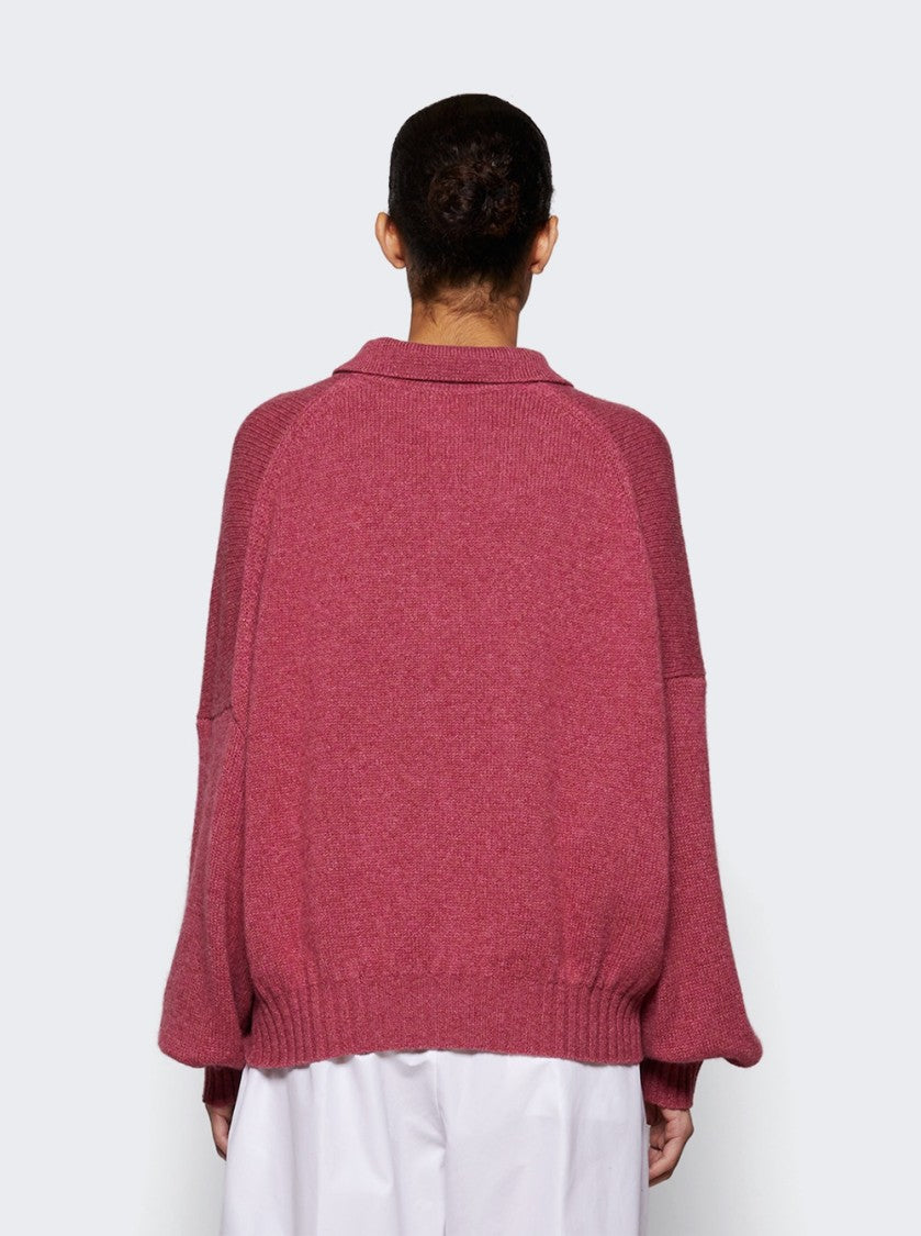 Khaite Rene Sweater Amaranth