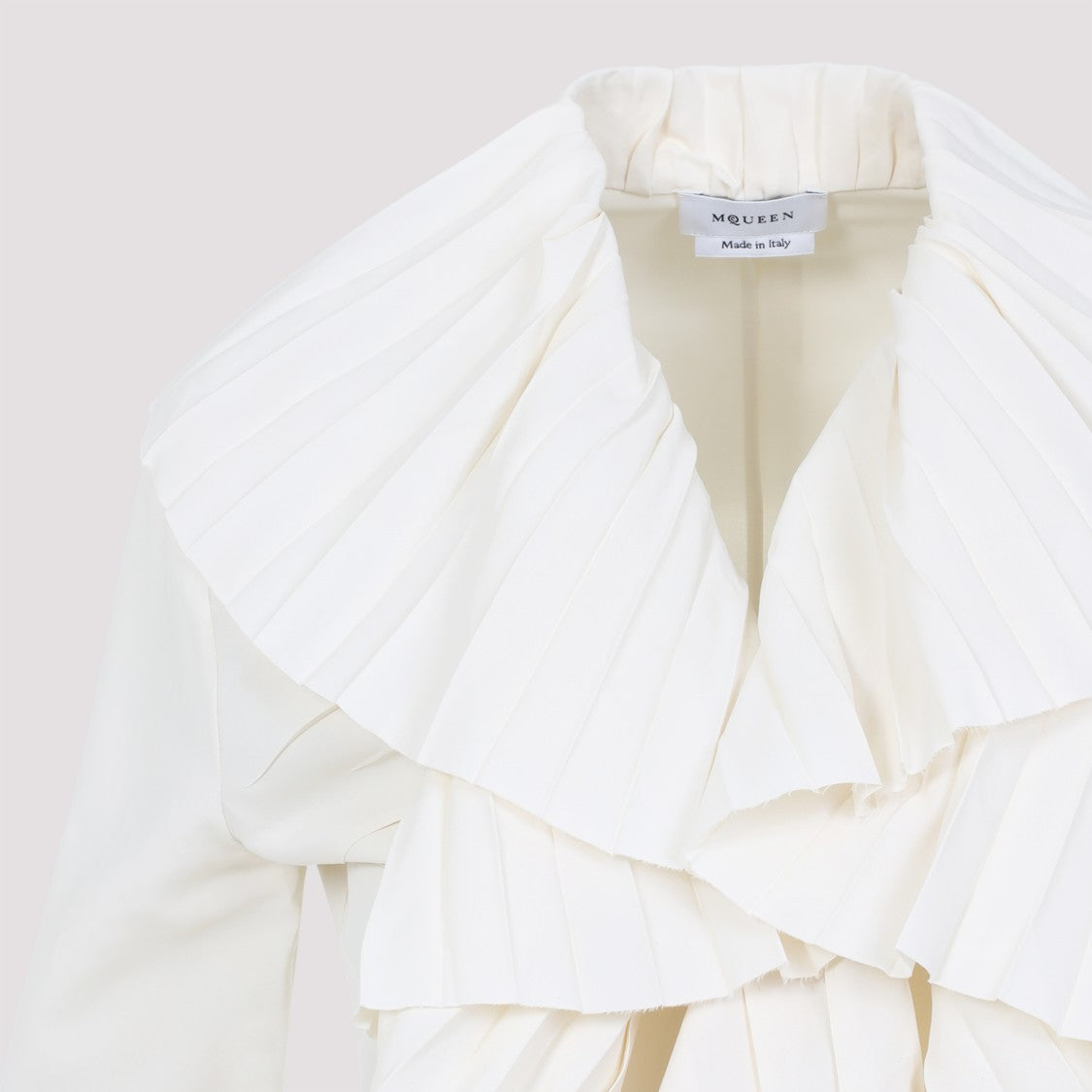 Alexander Mcqueen Ivory White Paper Shirt