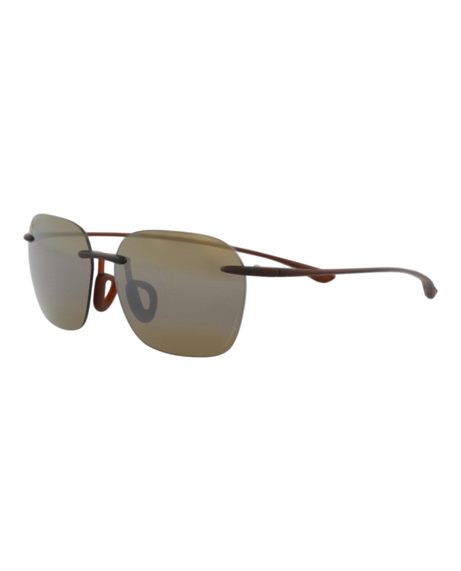 Maui Jim Square-Frame Polarized Nylon Sunglasses