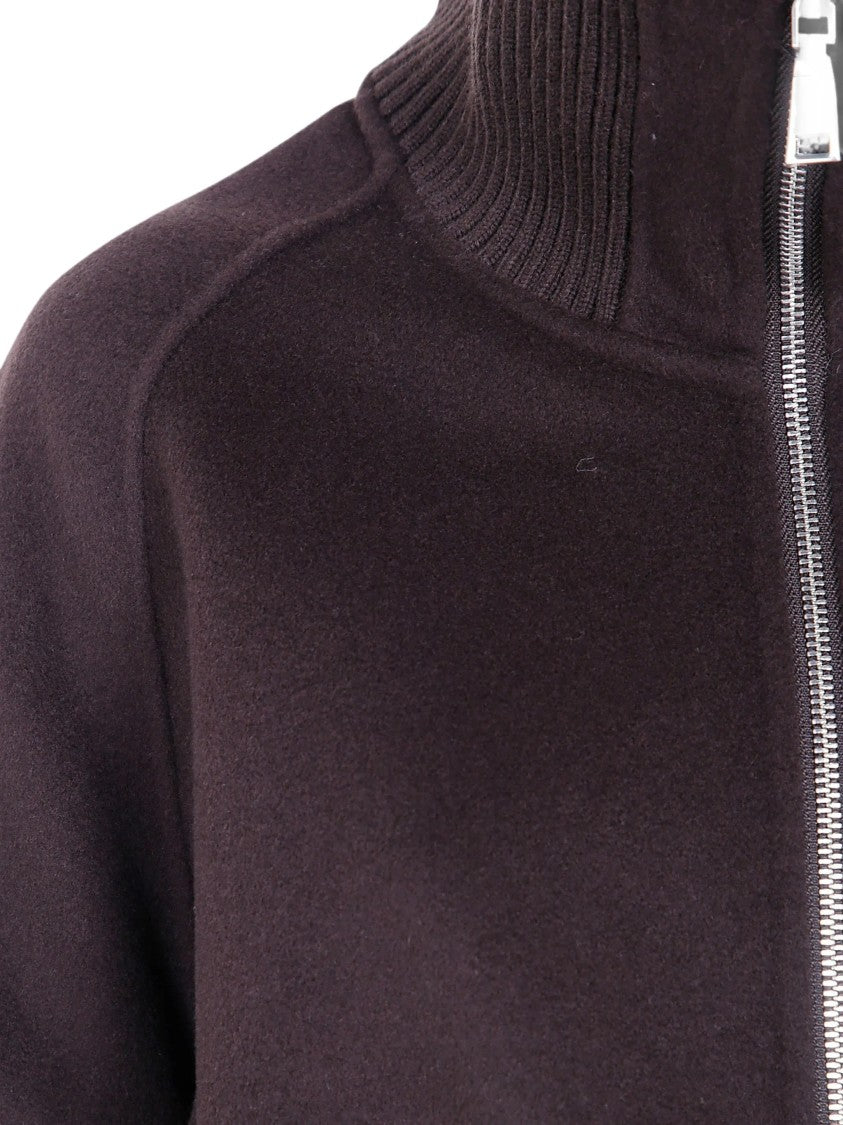 Seventy Venezia Cappotto Belted High-Collar Cropped Jacket
