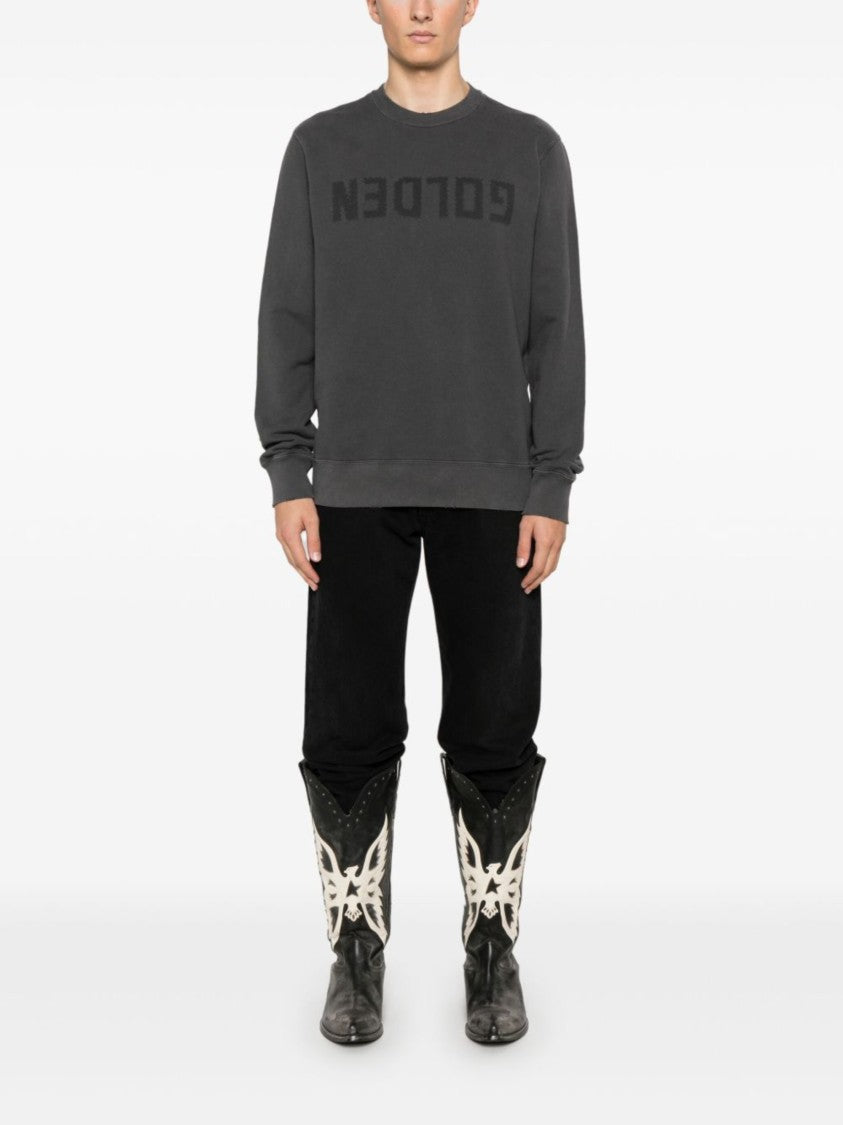 Golden Goose Golden Regular Distressed Cotton Sweatshirt