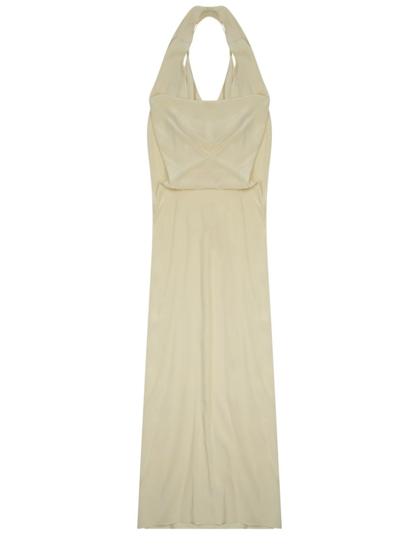 Alysi Flowing Silhouette Halter Neckline Dress