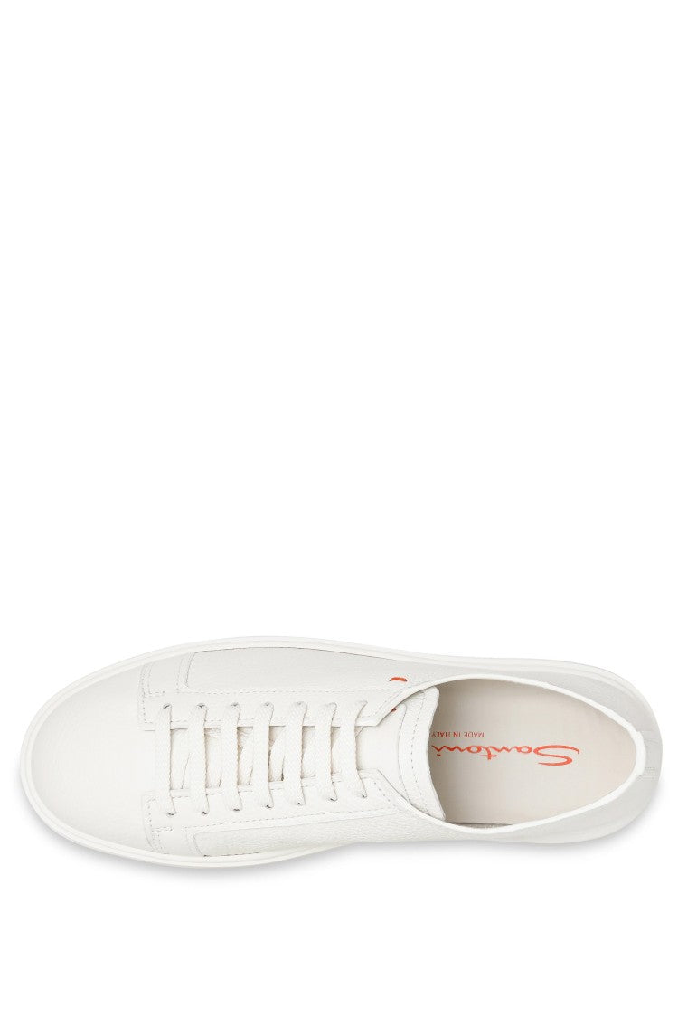 Santoni Bottalata Leather Sneakers