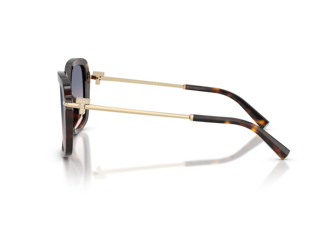Tiffany & Co. Tortoiseshell 0Tf4252b Acetate Oversized Square Sunglasses