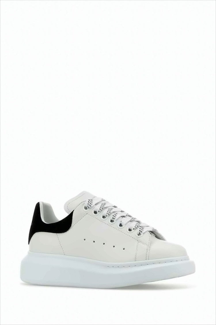 Alexander Mcqueen Calf Leather Sneakers With Sole