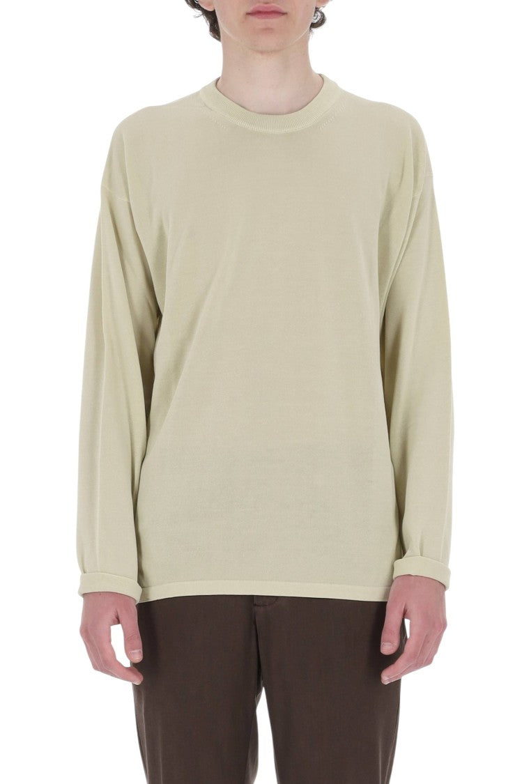 Roberto Collina Cotton Crepe Crewneck Sweater