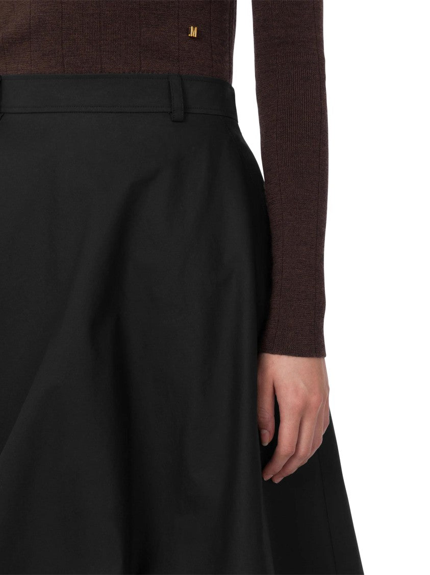 Moschino Classic Black Stretch Skirt