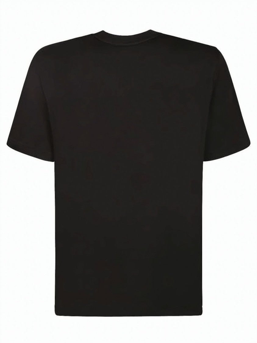 Moncler Short-Sleeved Crew Neck T-Shirt With Bold Logo