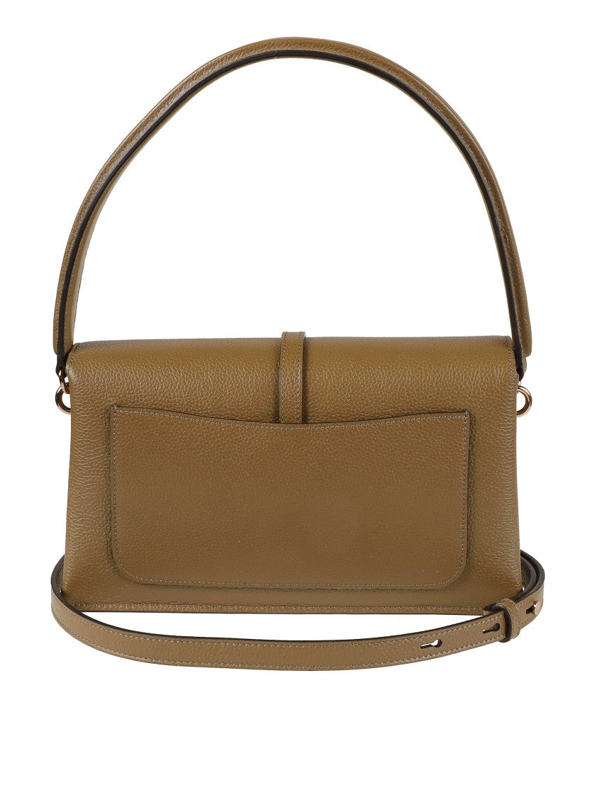 Tod's Structured Rectangular Handbag With Metallic Clasp