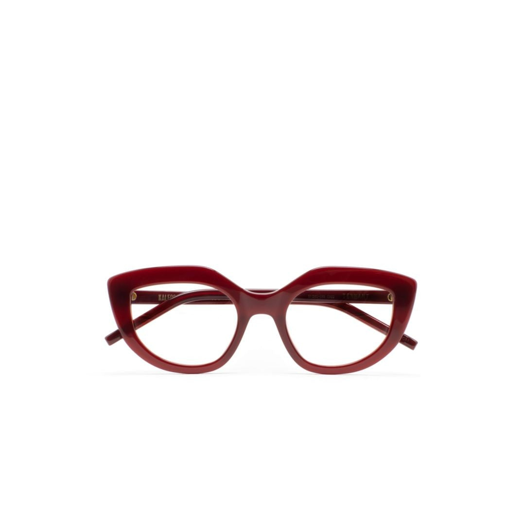 Kaleos Tennant Cat-Eye Sunglasses With Glossy Angular Frame