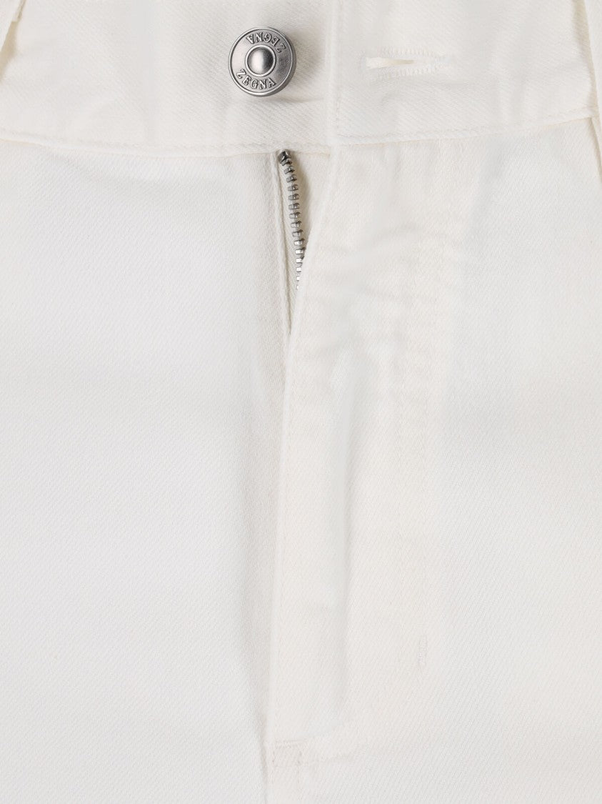 Zegna Straight Jeans – White