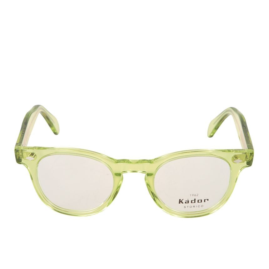 Kador Woody Cal 44 Translucent Light Green Rounded Square Eyeglasses