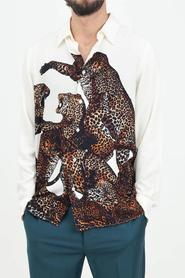 Just Cavalli Viscose Shirt - White